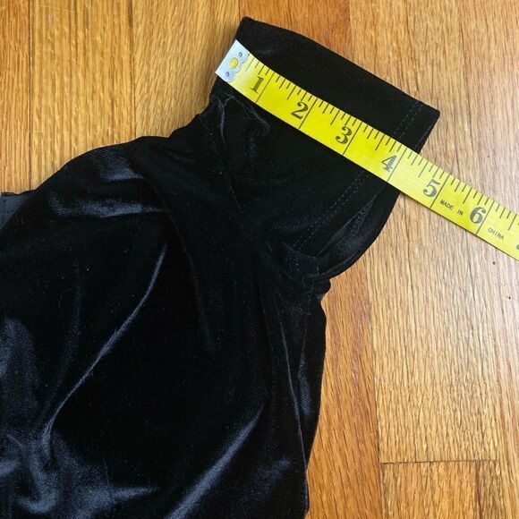 B. Smart Vintage Velvet Gown Size 5/6 High Slip - Picture 10 of 12